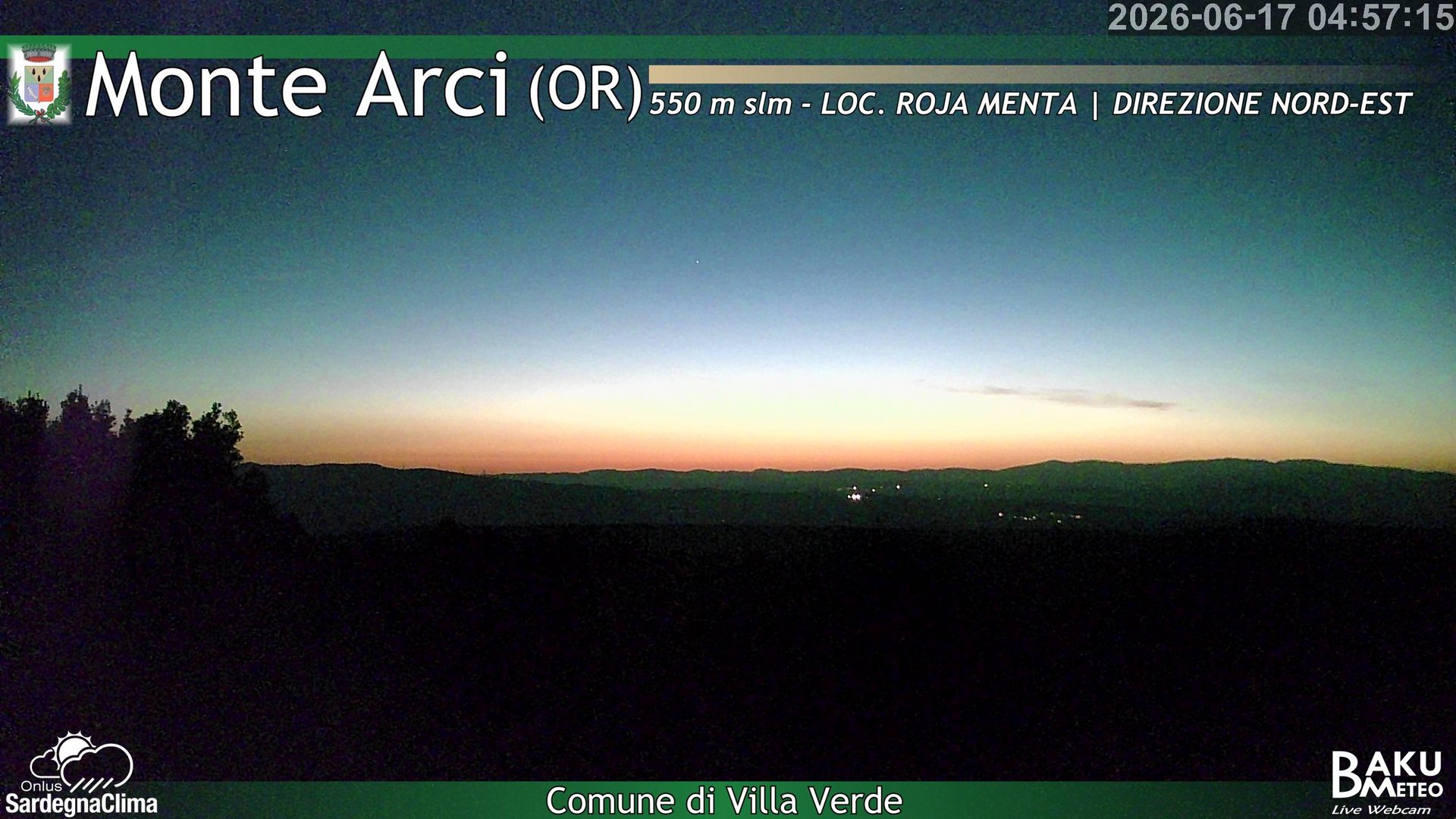 time-lapse frame, Roja Menta Nord webcam