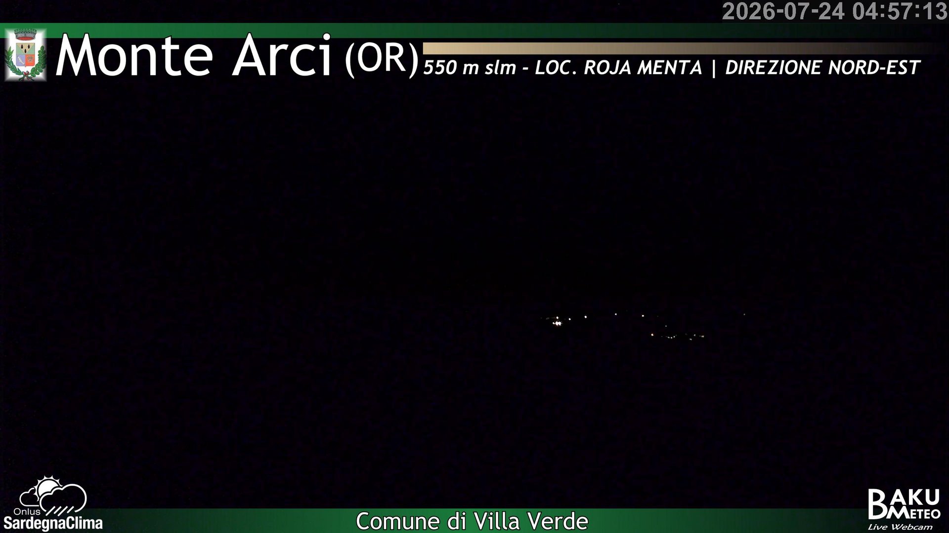 time-lapse frame, Roja Menta Nord webcam