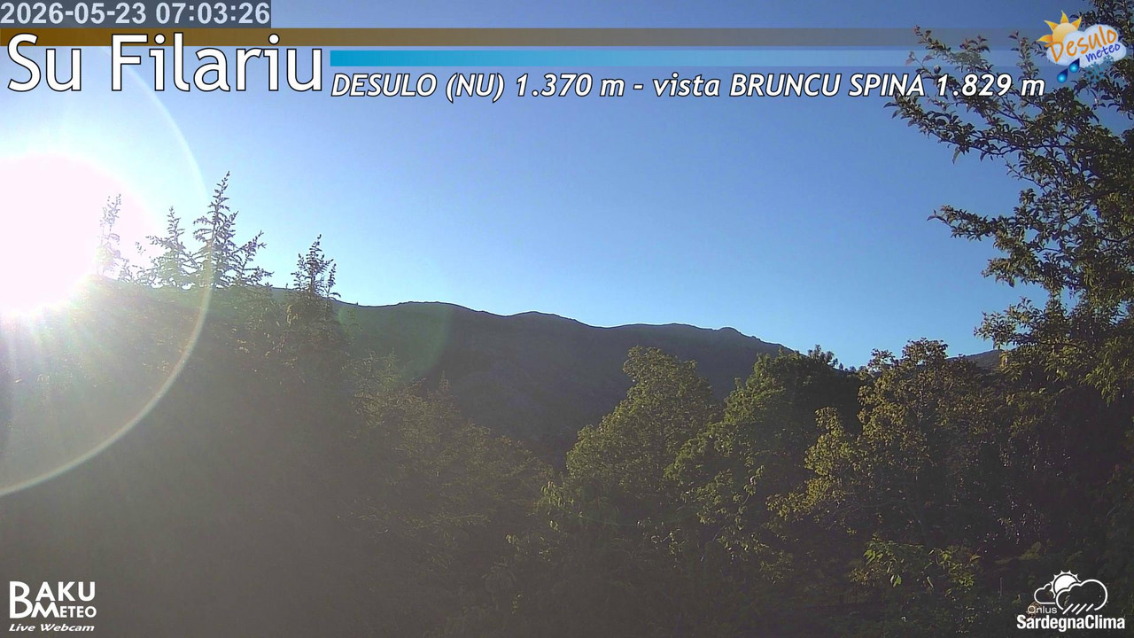 time-lapse frame, Su Filariu webcam