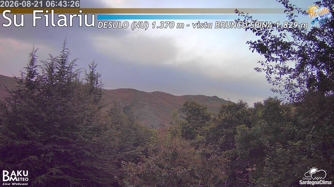 time-lapse frame, Su Filariu webcam