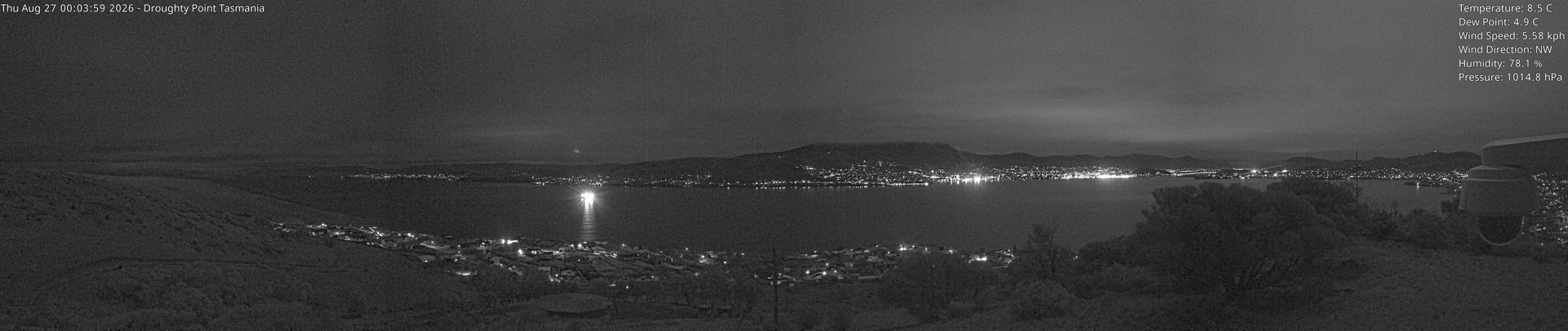 time-lapse frame, Droughty Point webcam