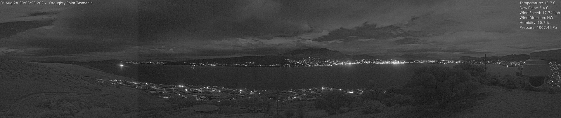time-lapse frame, Droughty Point webcam