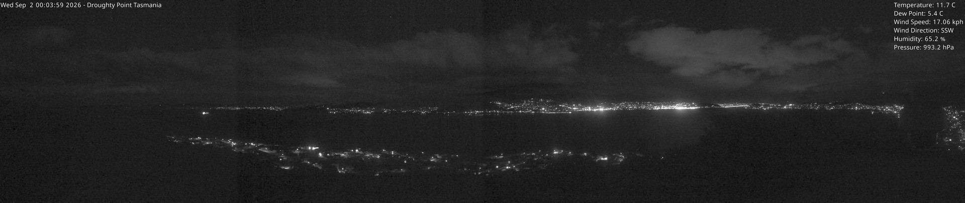 time-lapse frame, Droughty Point webcam
