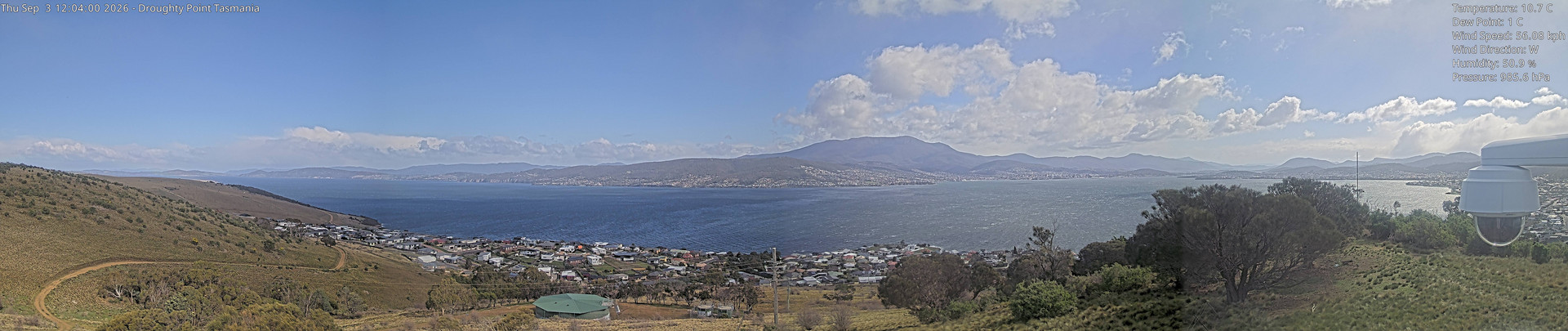 view from Droughty Point on 2026-09-03