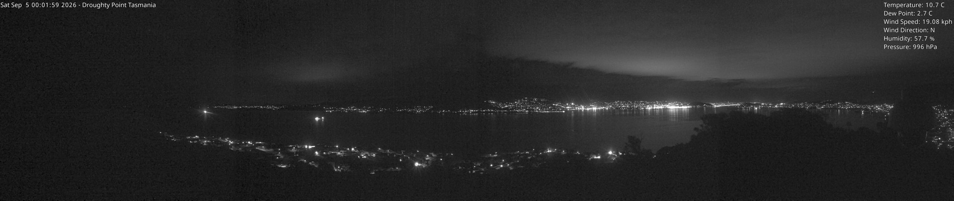 time-lapse frame, Droughty Point webcam