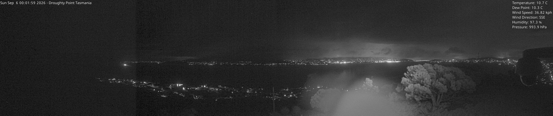 time-lapse frame, Droughty Point webcam