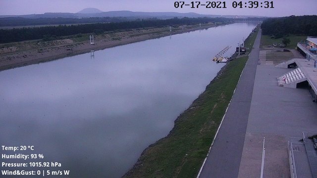 time-lapse frame, Labe Arena Racice webcam