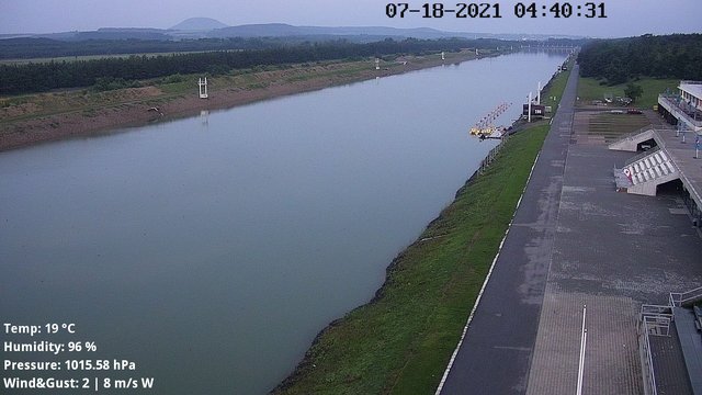 time-lapse frame, Labe Arena Racice webcam