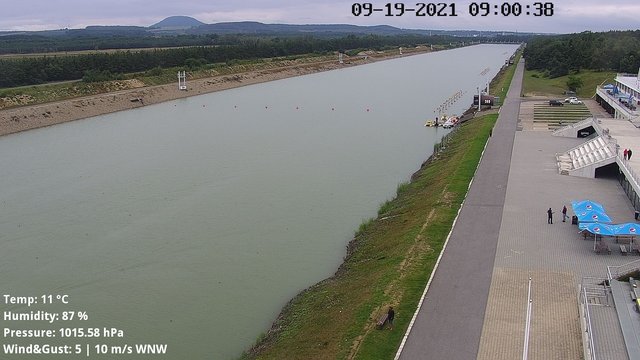 time-lapse frame, Labe Arena Racice webcam