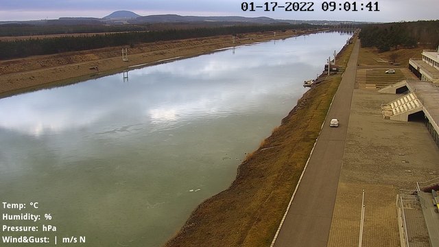 time-lapse frame, Labe Arena Racice webcam