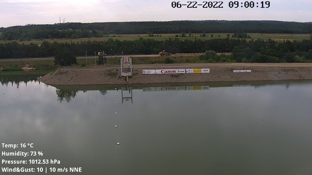 time-lapse frame, Labe Arena Racice webcam