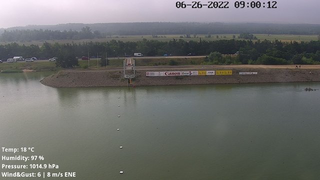 time-lapse frame, Labe Arena Racice webcam