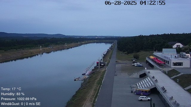 time-lapse frame, Labe Arena Racice webcam
