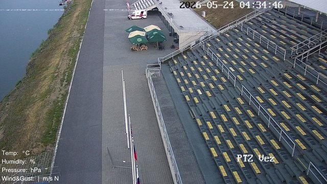 time-lapse frame, Labe Arena Racice webcam