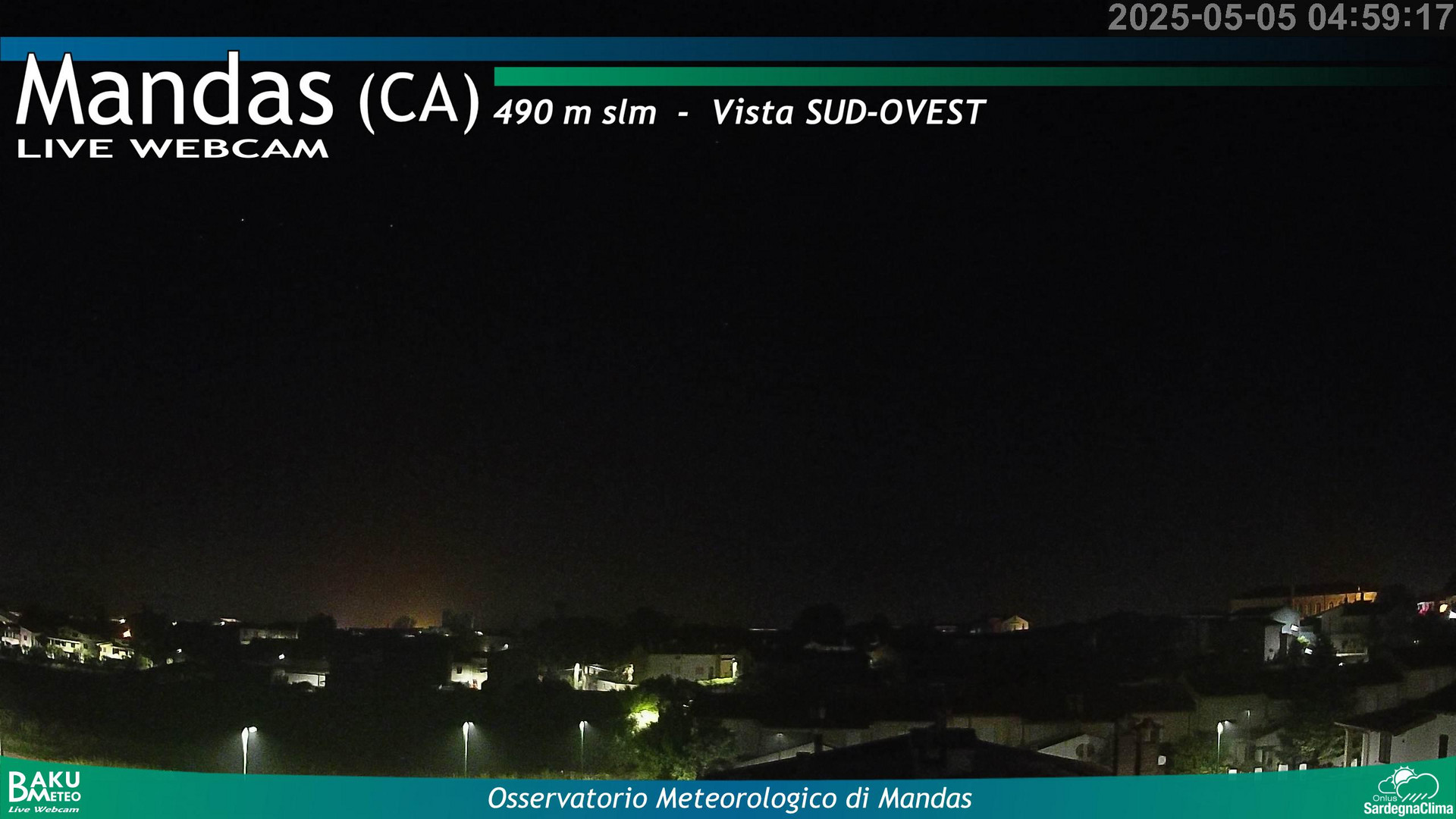 time-lapse frame, Mandas webcam