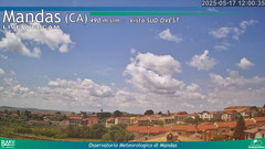 view from Mandas on 2025-05-17
