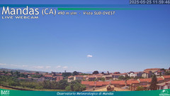 view from Mandas on 2025-05-25