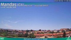 view from Mandas on 2025-06-02
