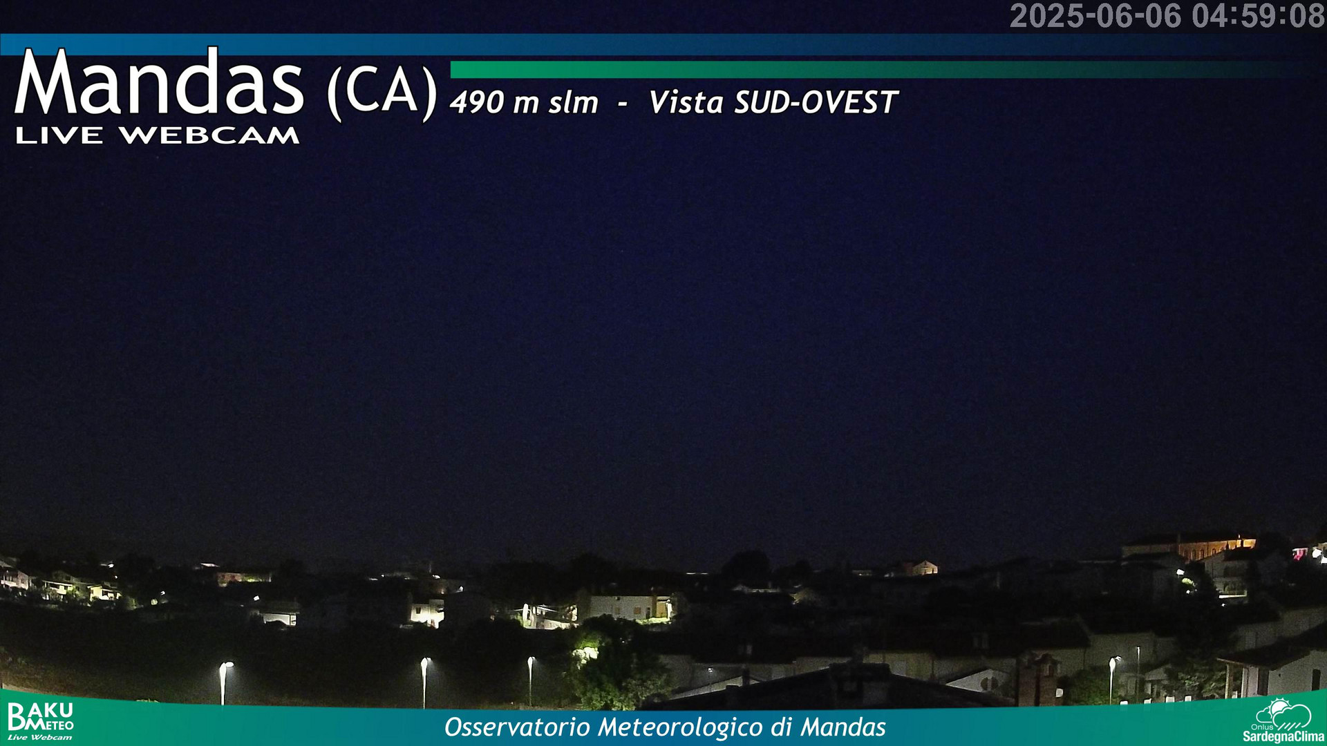 time-lapse frame, Mandas webcam