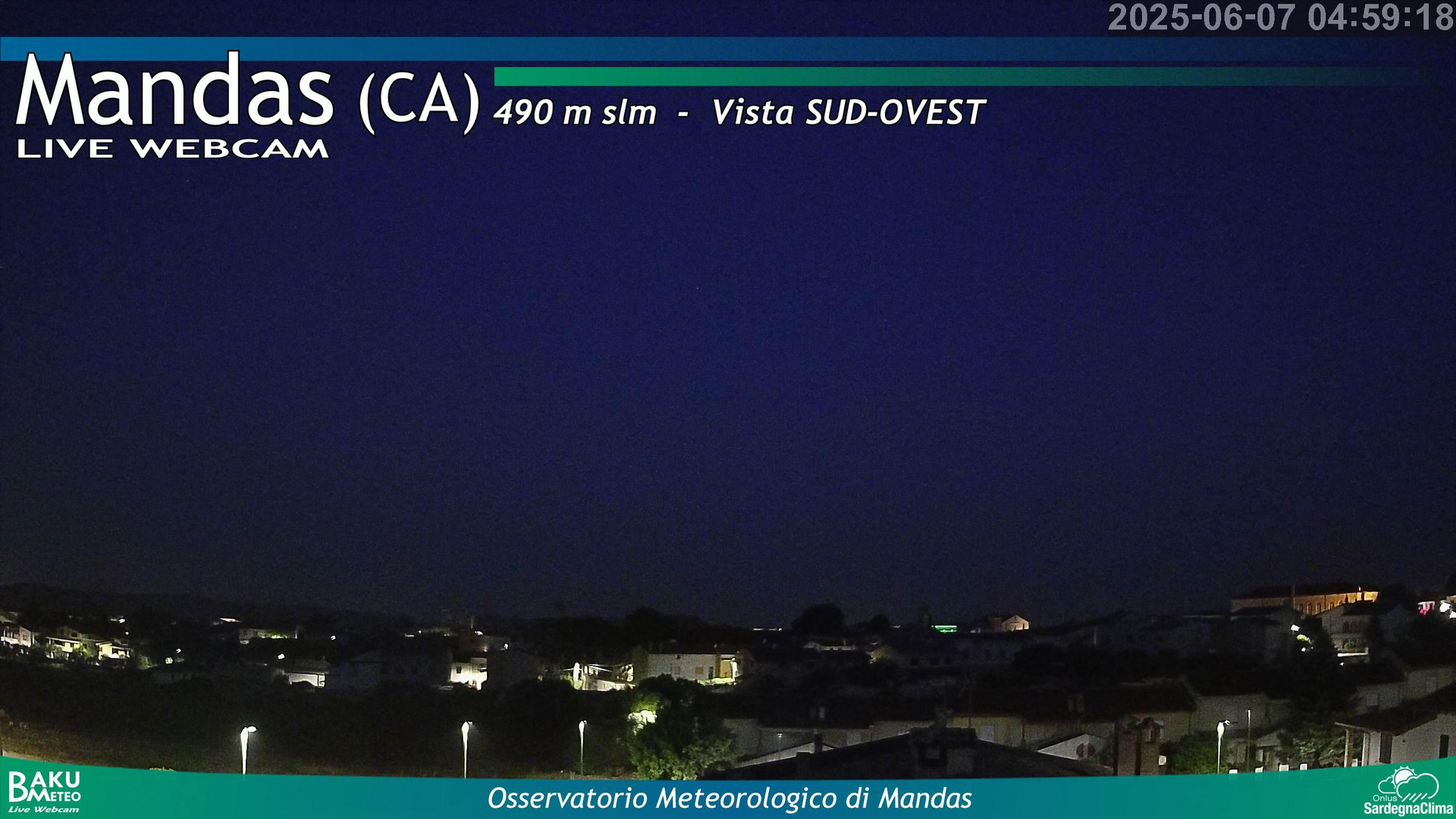 time-lapse frame, Mandas webcam