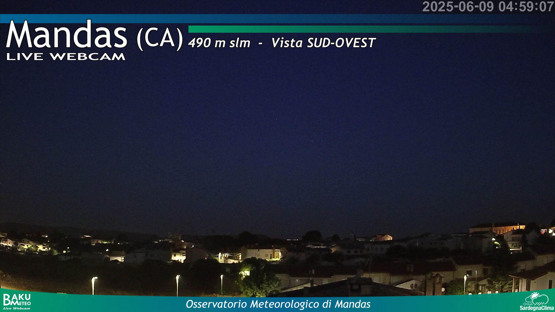 time-lapse frame, Mandas webcam