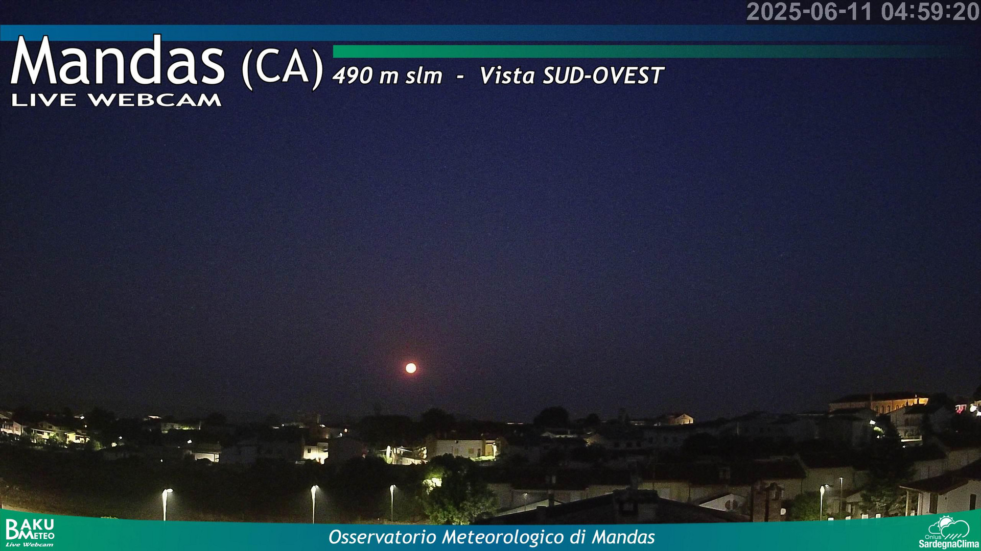 time-lapse frame, Mandas webcam