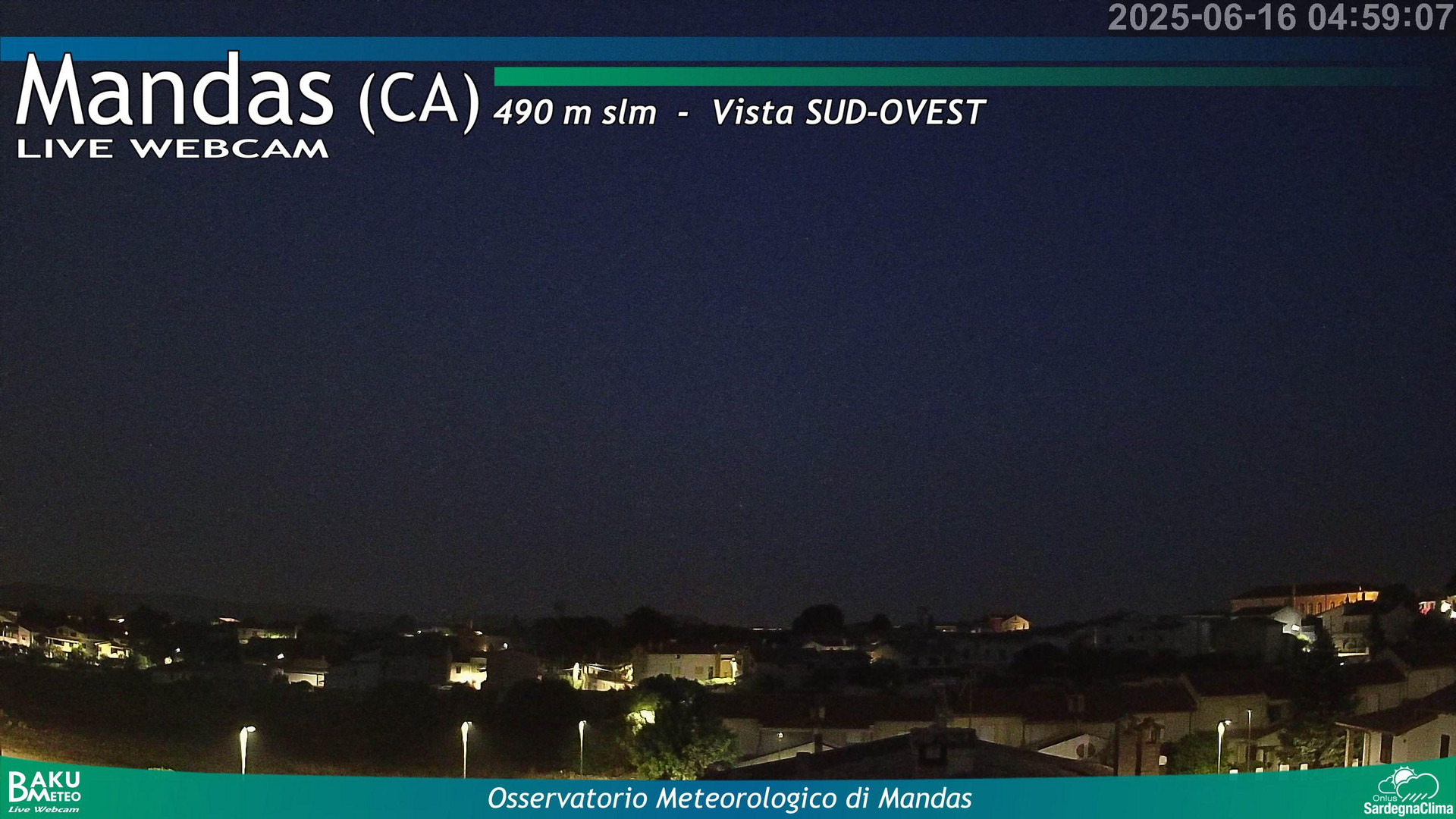 time-lapse frame, Mandas webcam