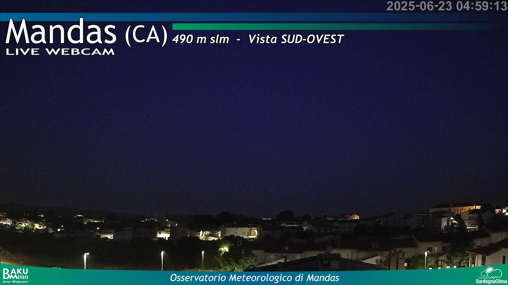 time-lapse frame, Mandas webcam