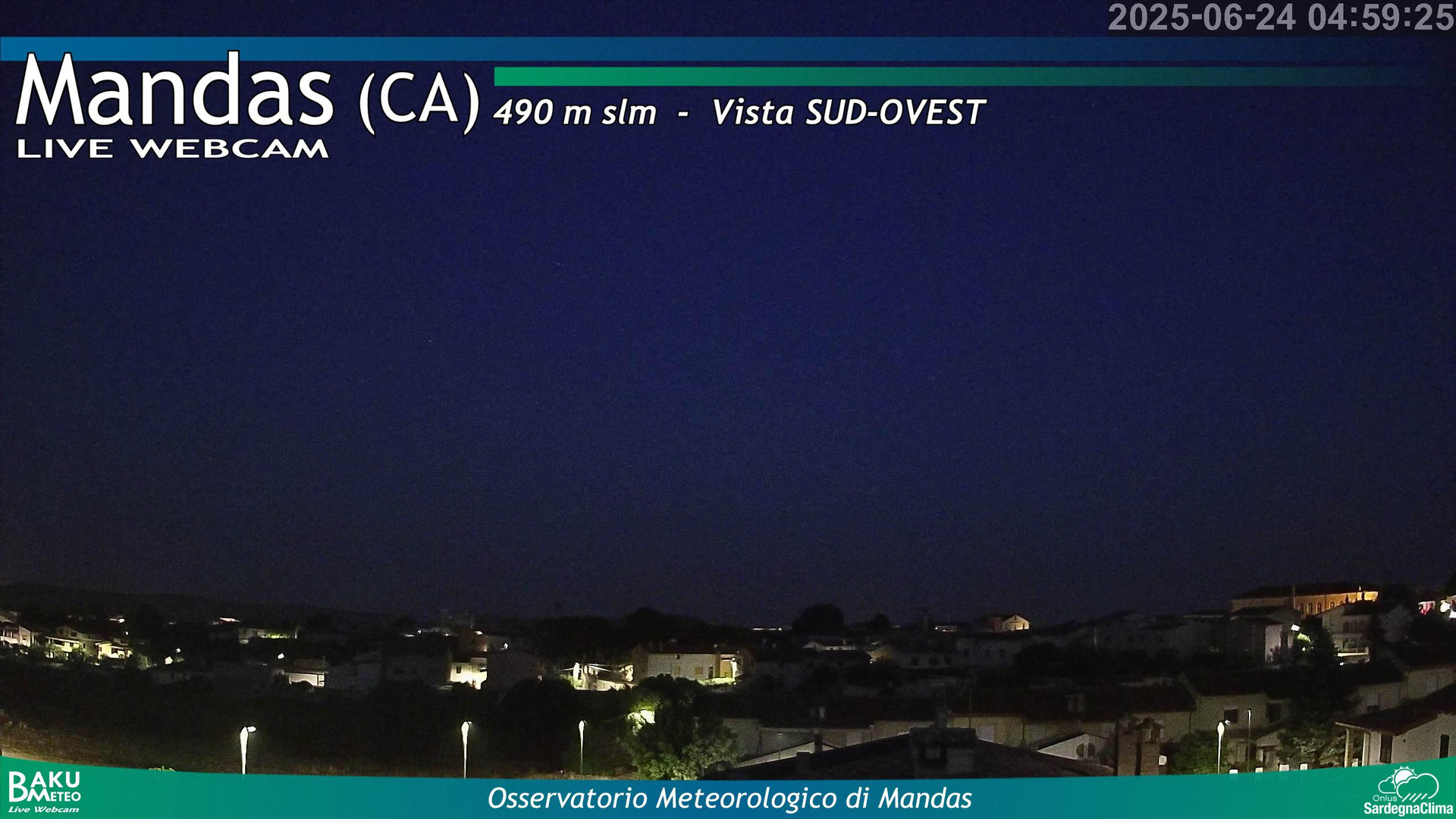 time-lapse frame, Mandas webcam
