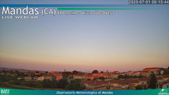 view from Mandas on 2025-07-01