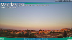 view from Mandas on 2025-07-01