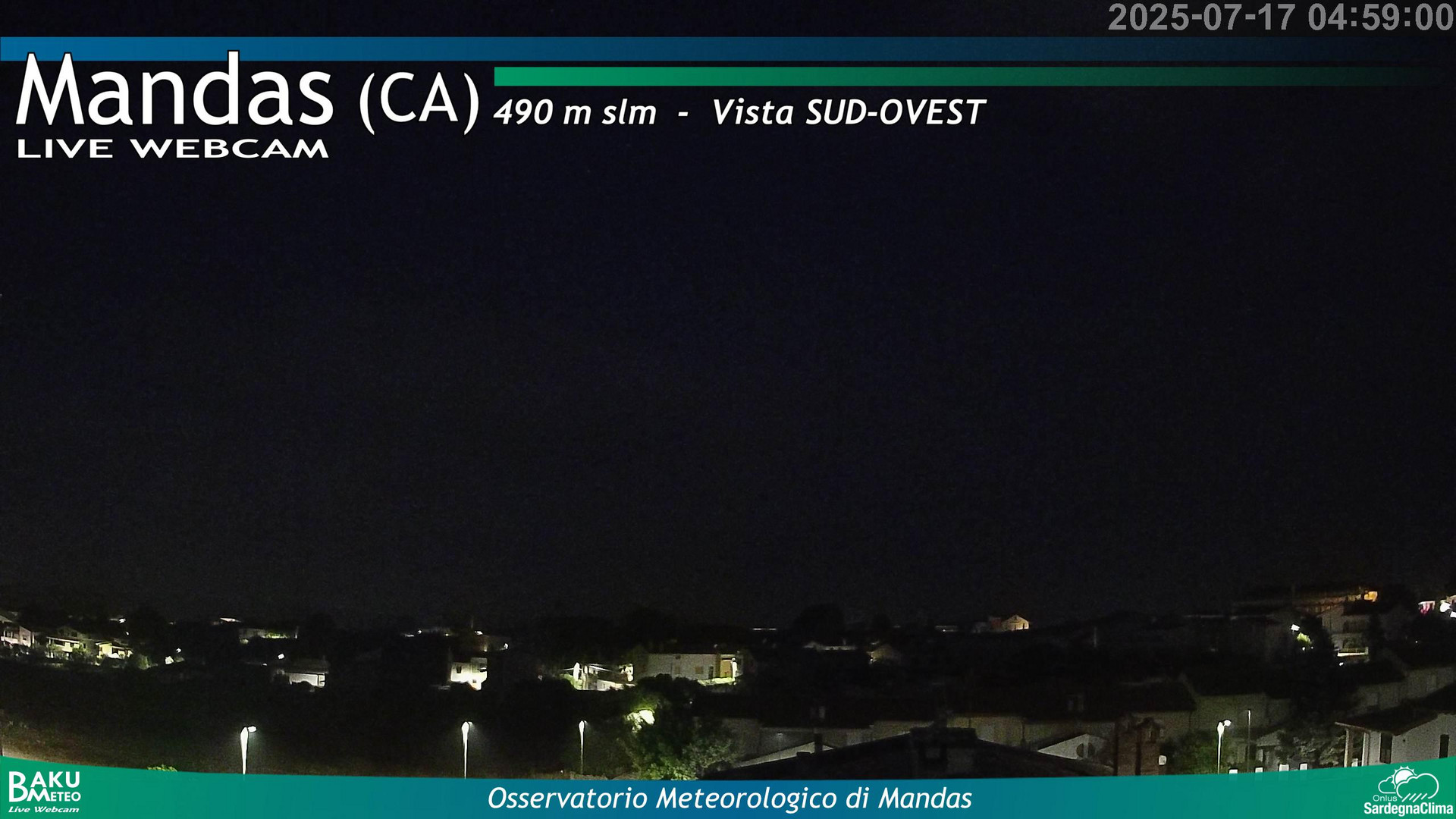 time-lapse frame, Mandas webcam