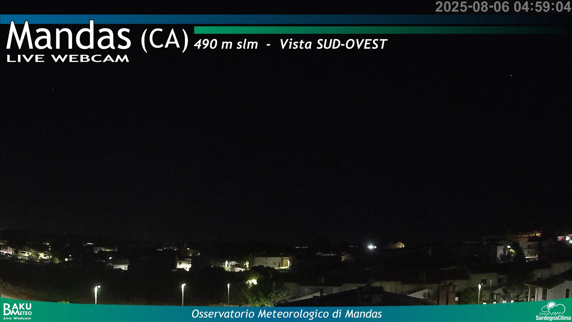 time-lapse frame, Mandas webcam