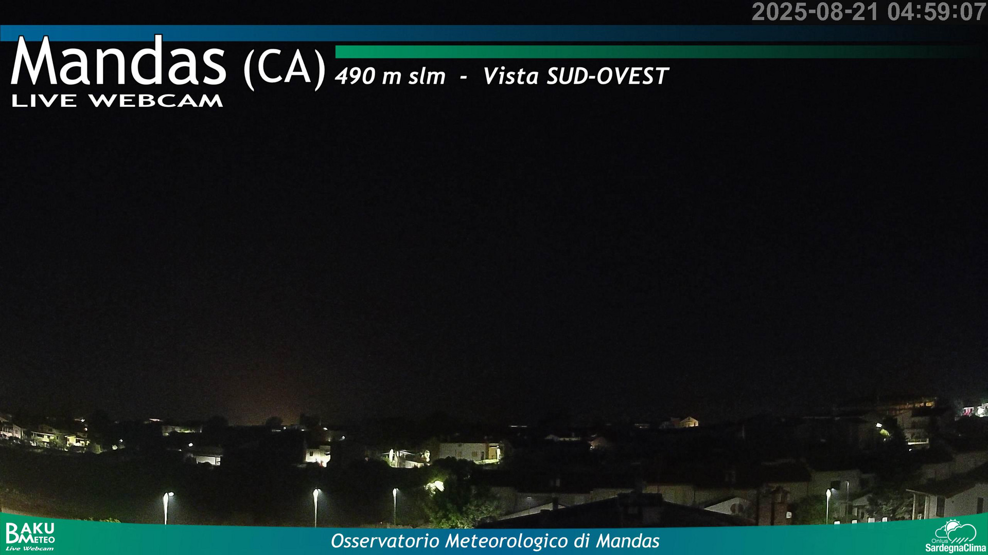 time-lapse frame, Mandas webcam