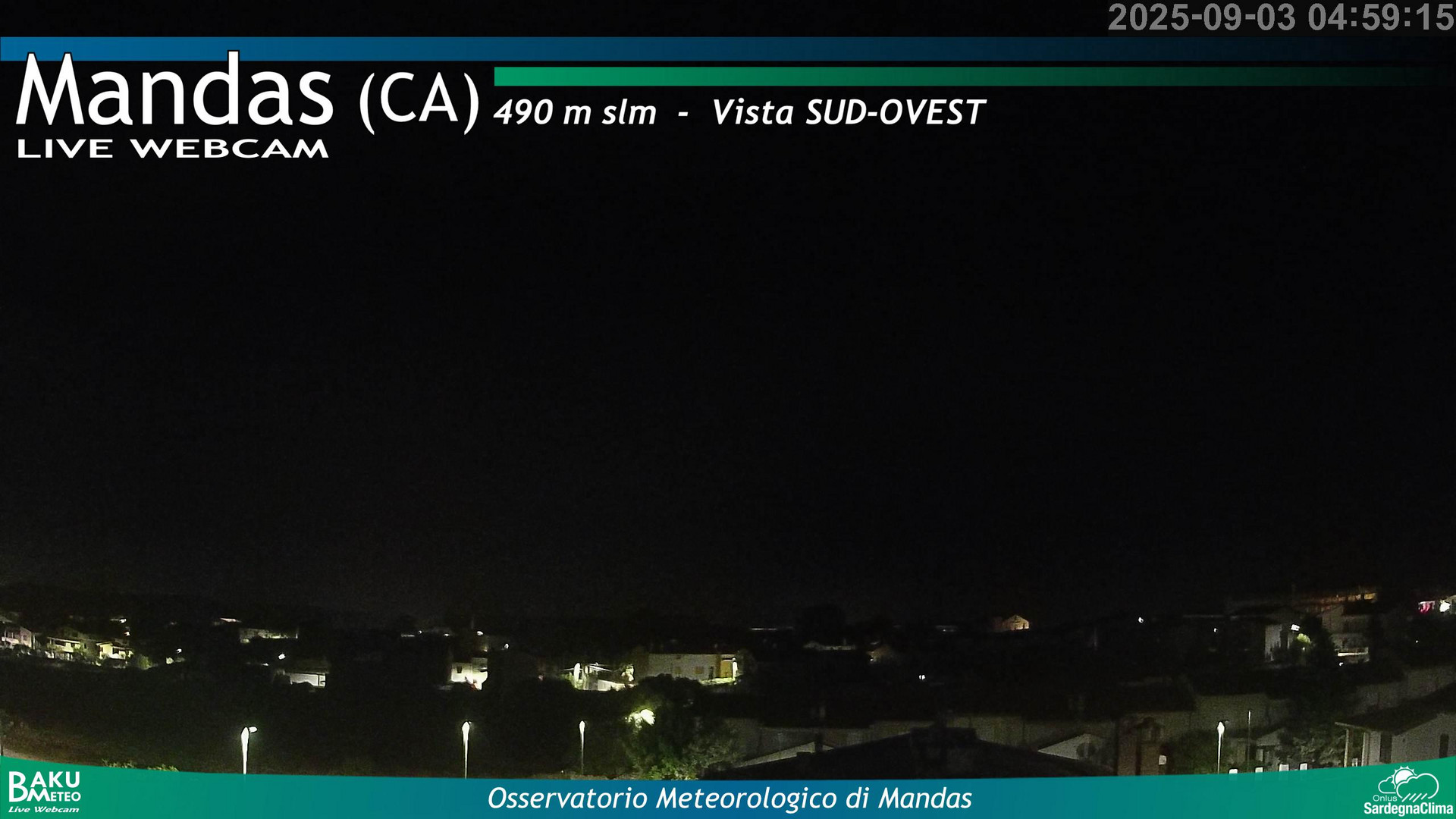 time-lapse frame, Mandas webcam