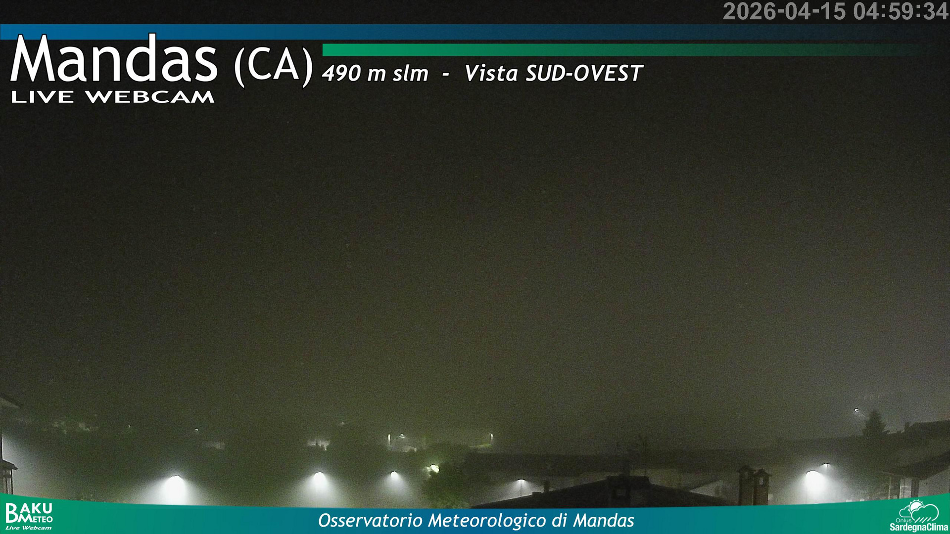 time-lapse frame, Mandas webcam