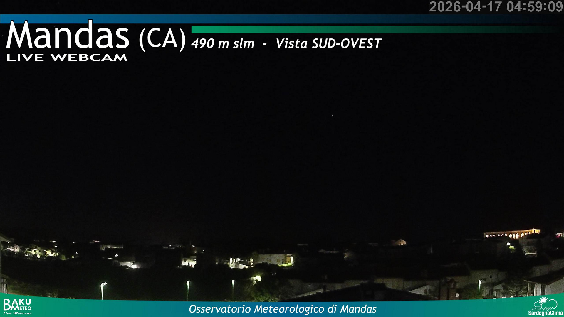 time-lapse frame, Mandas webcam
