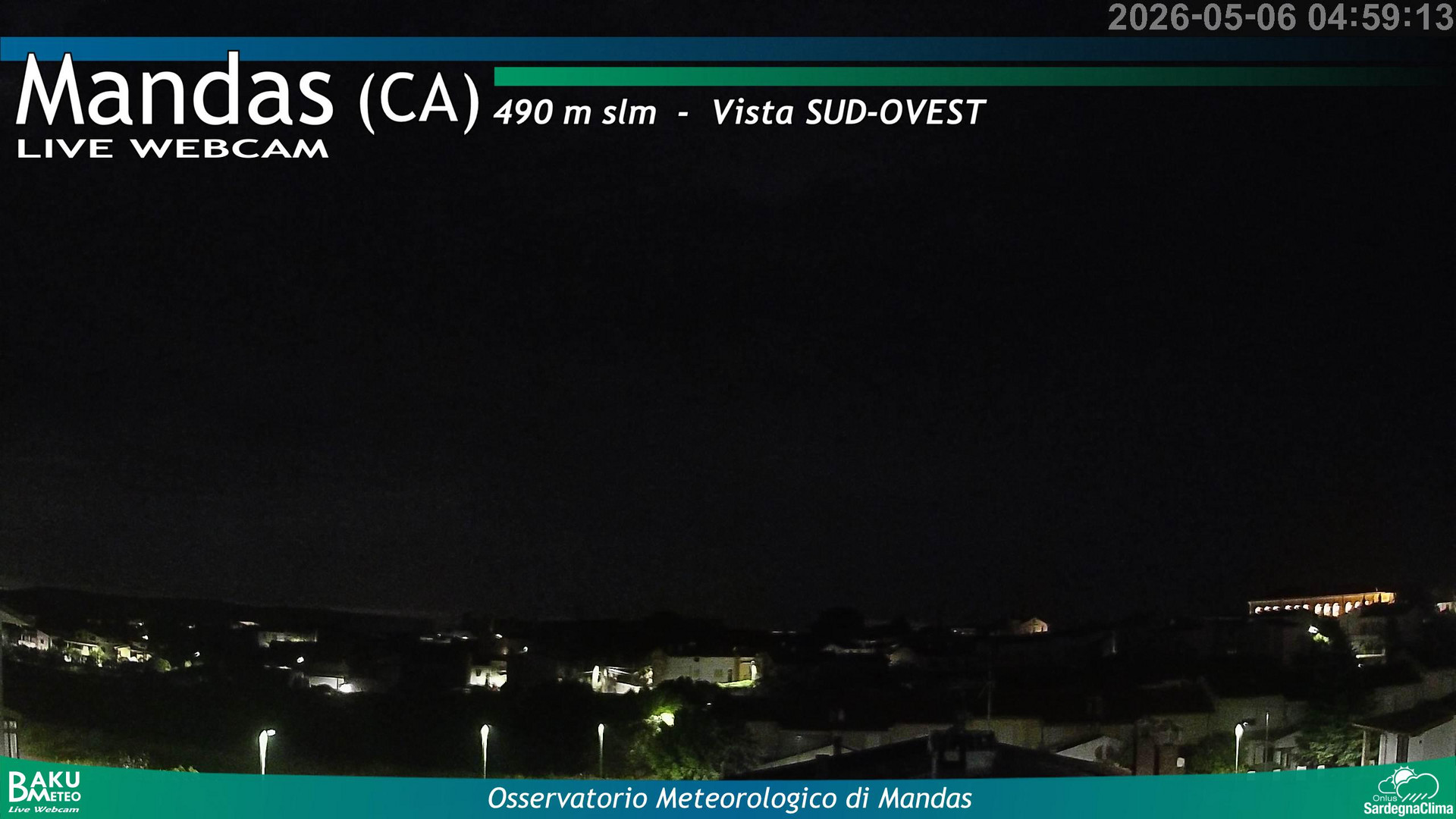 time-lapse frame, Mandas webcam