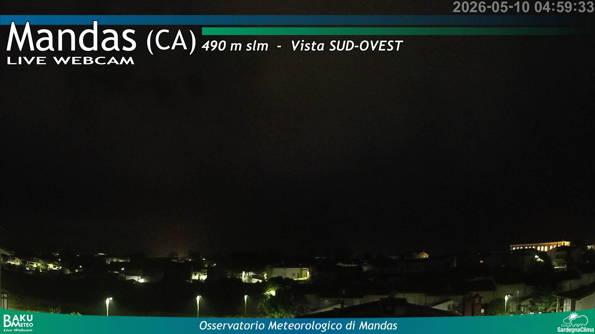 time-lapse frame, Mandas webcam