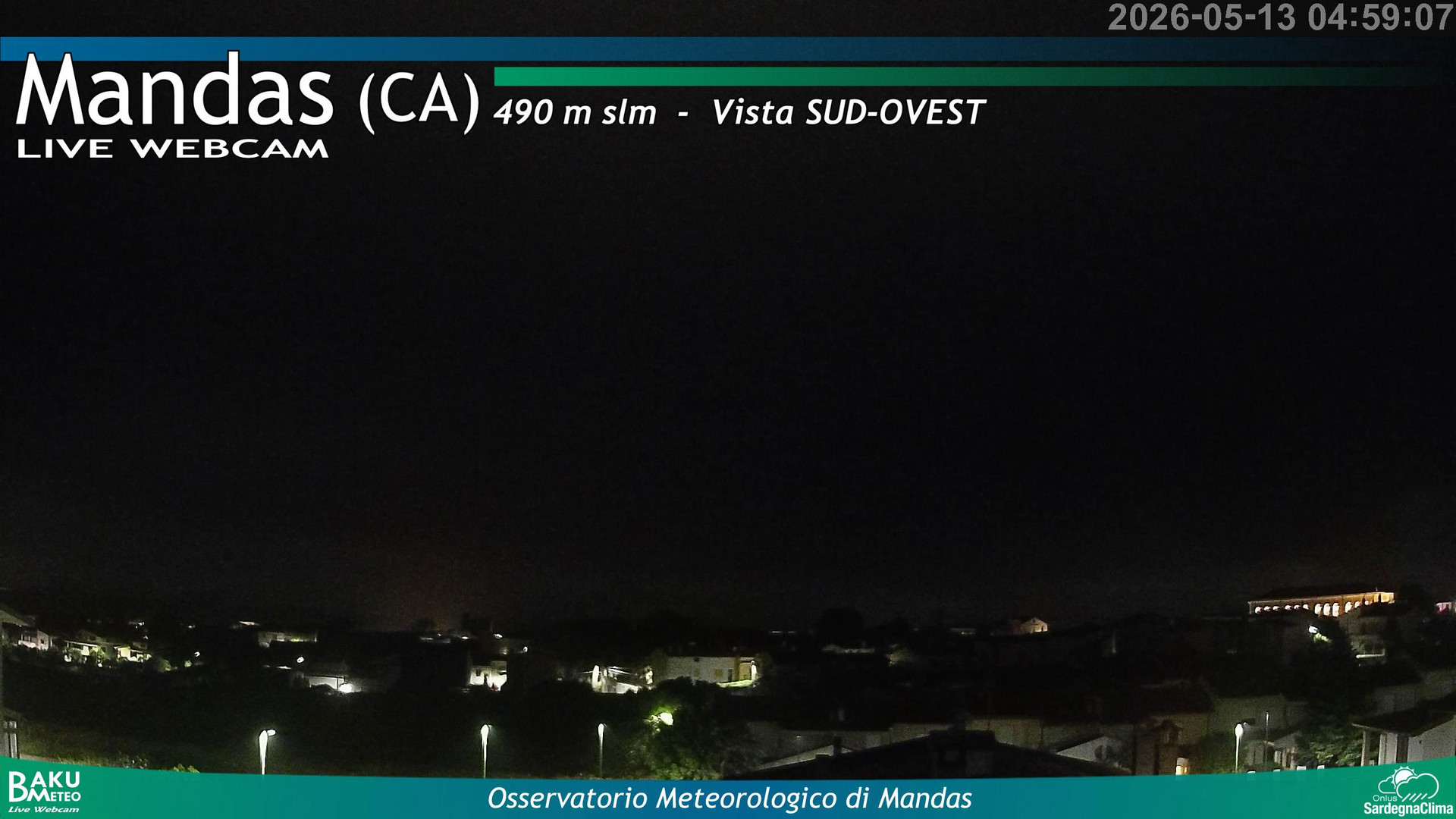 time-lapse frame, Mandas webcam