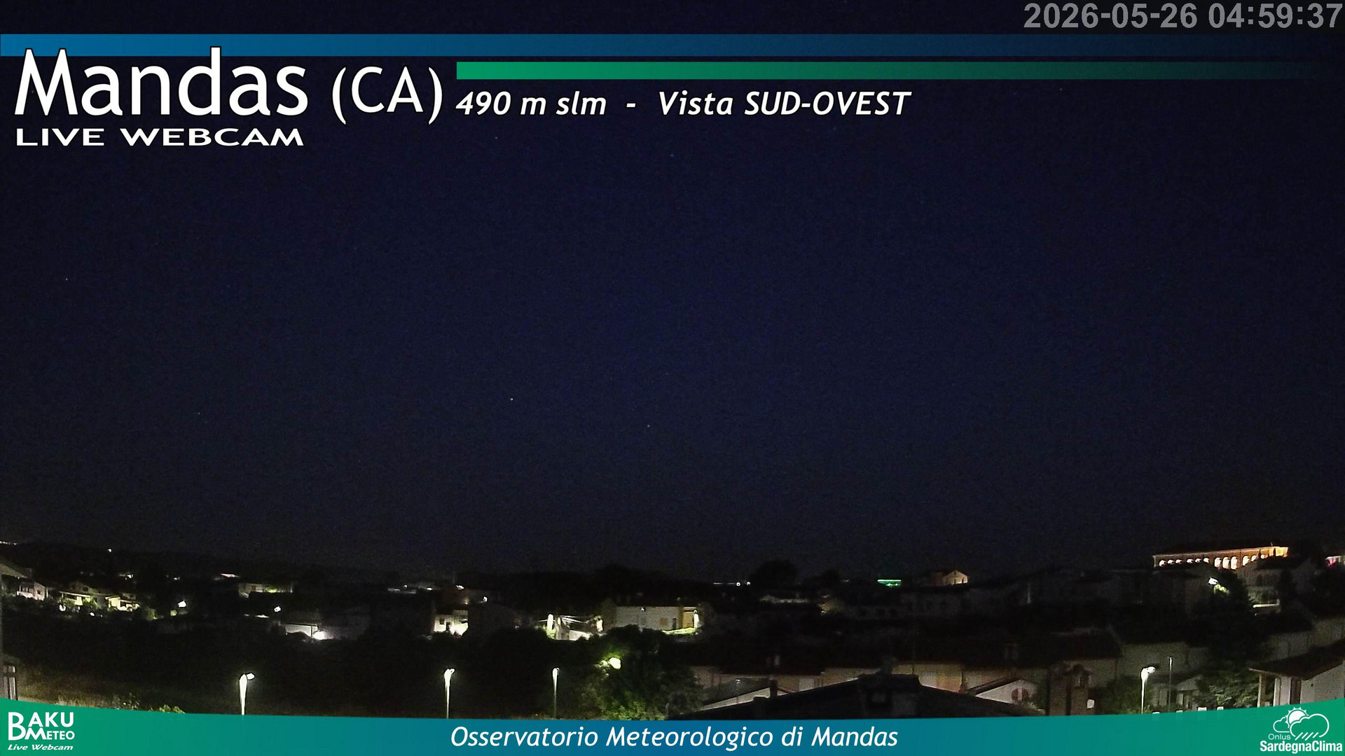 time-lapse frame, Mandas webcam