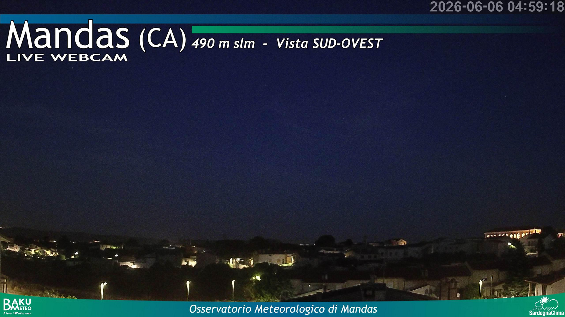 time-lapse frame, Mandas webcam