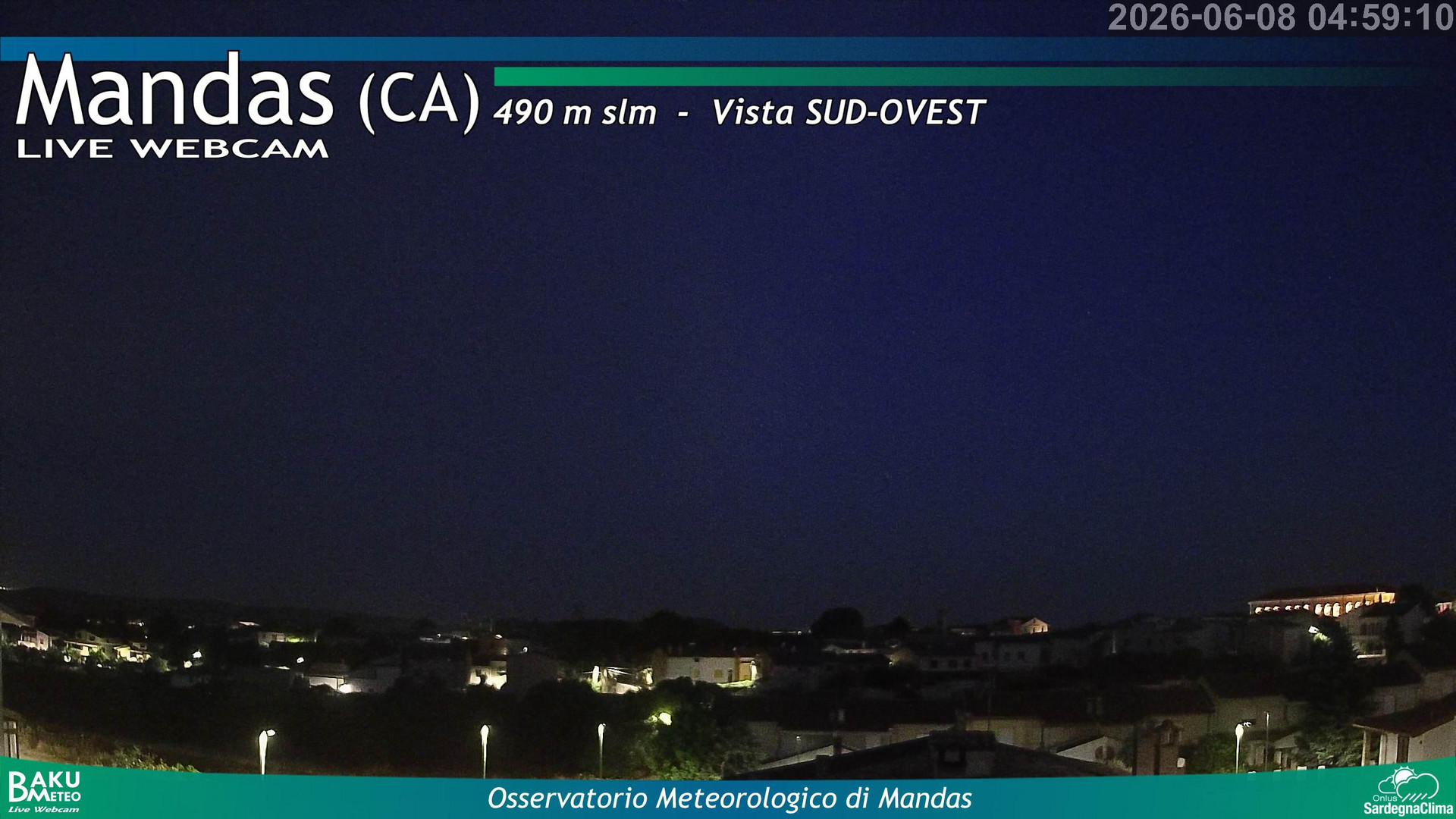 time-lapse frame, Mandas webcam