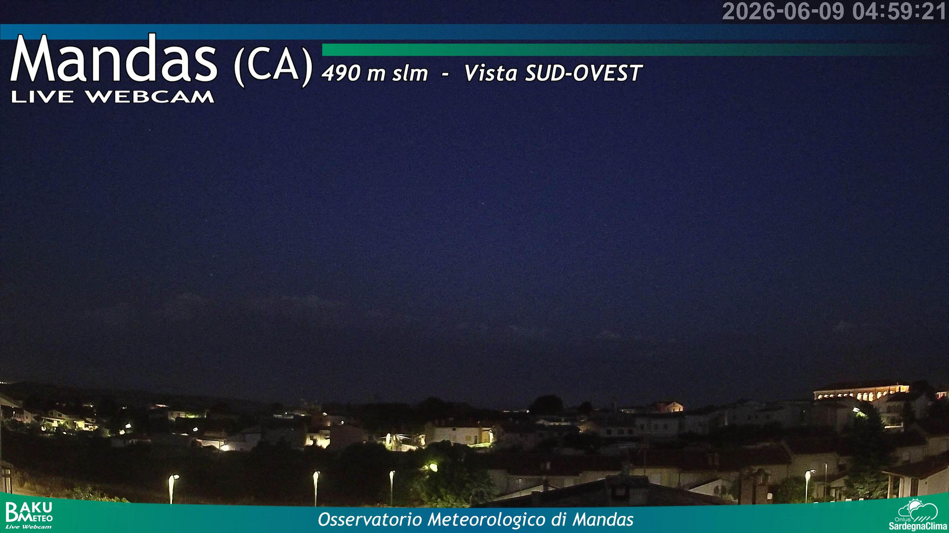 time-lapse frame, Mandas webcam