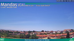 view from Mandas on 2026-06-12