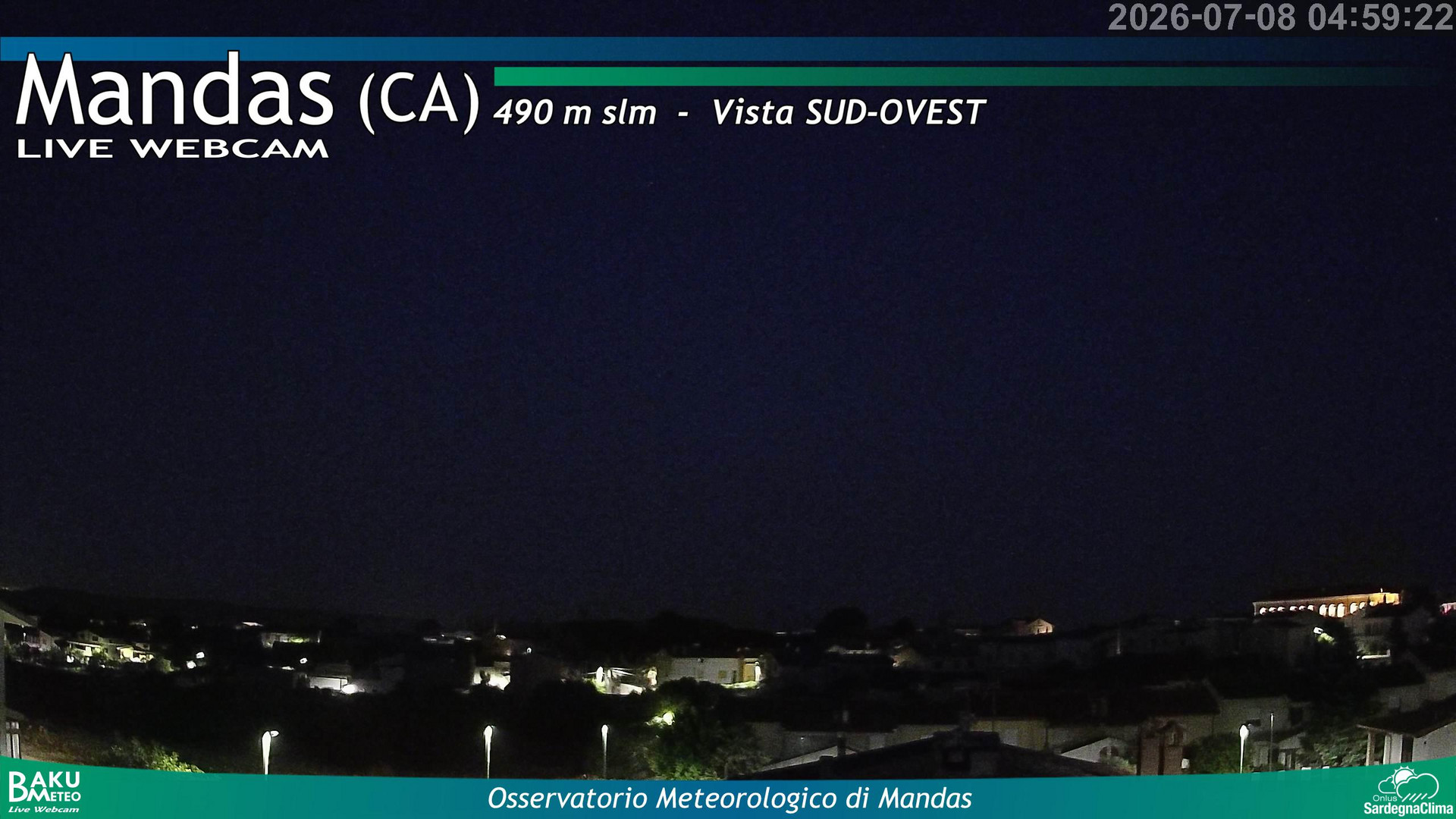 time-lapse frame, Mandas webcam