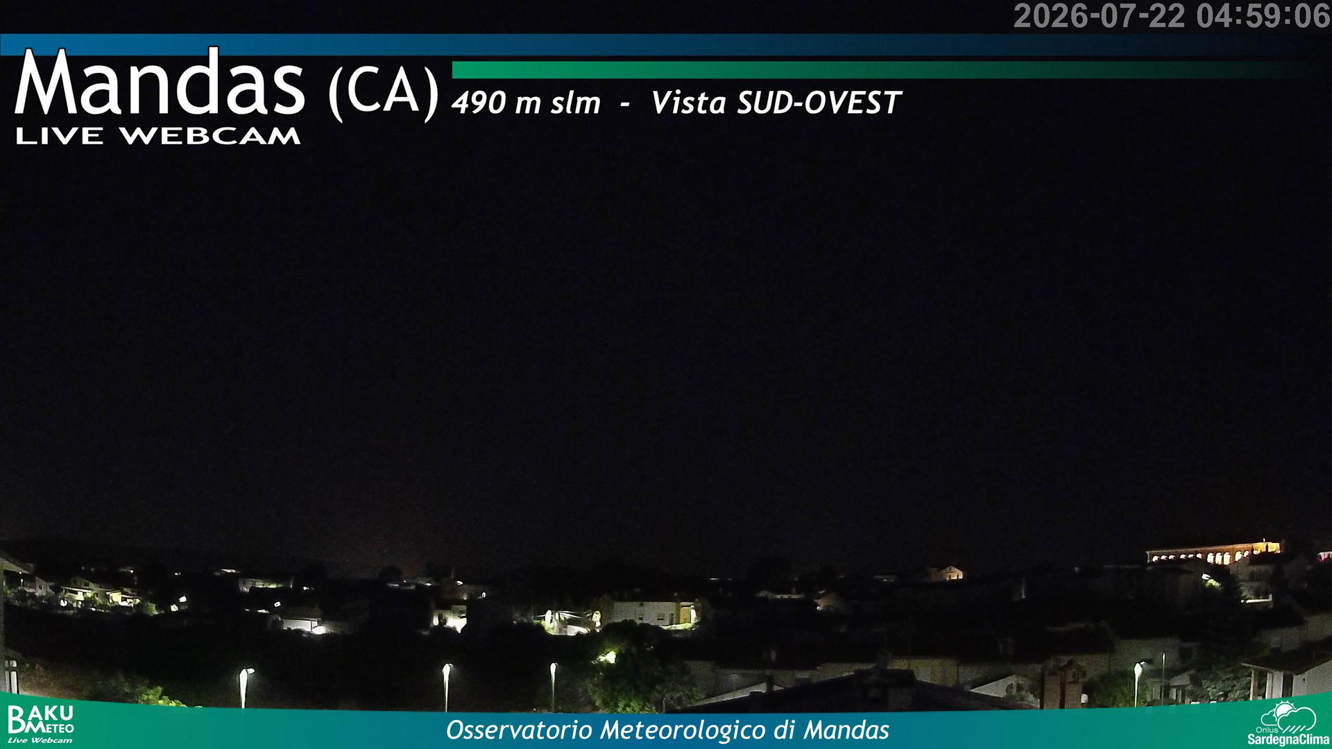 time-lapse frame, Mandas webcam