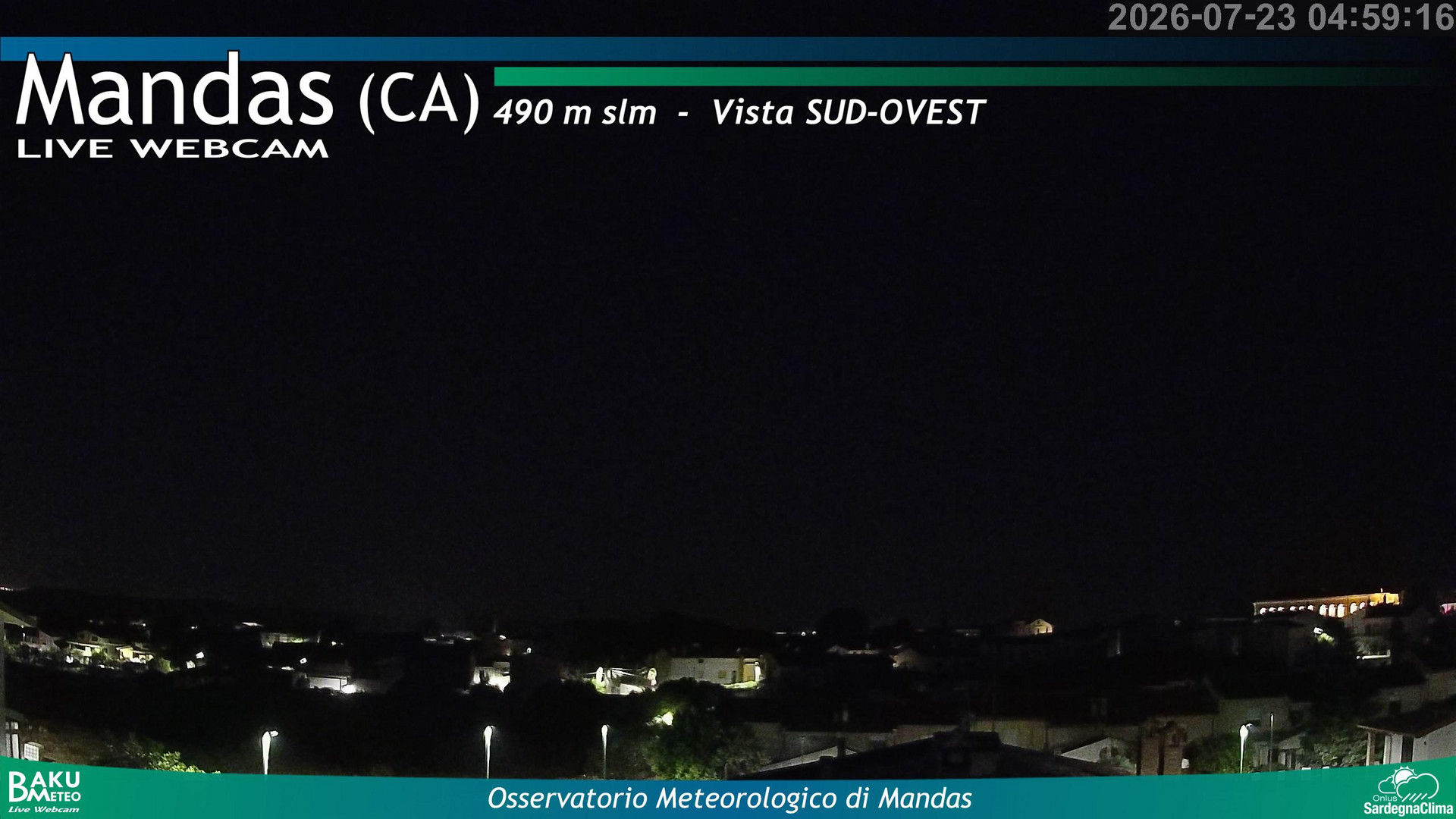 time-lapse frame, Mandas webcam