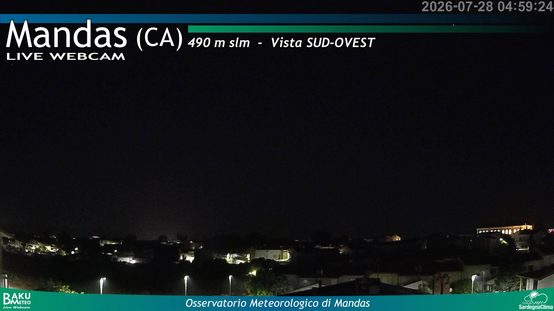 time-lapse frame, Mandas webcam