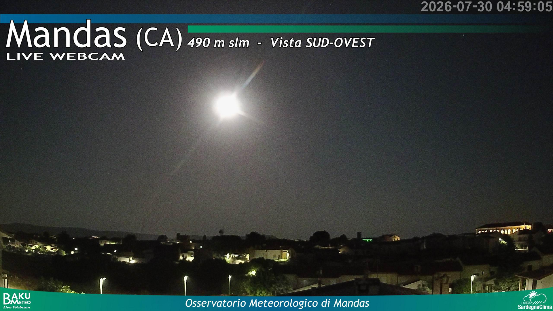 time-lapse frame, Mandas webcam
